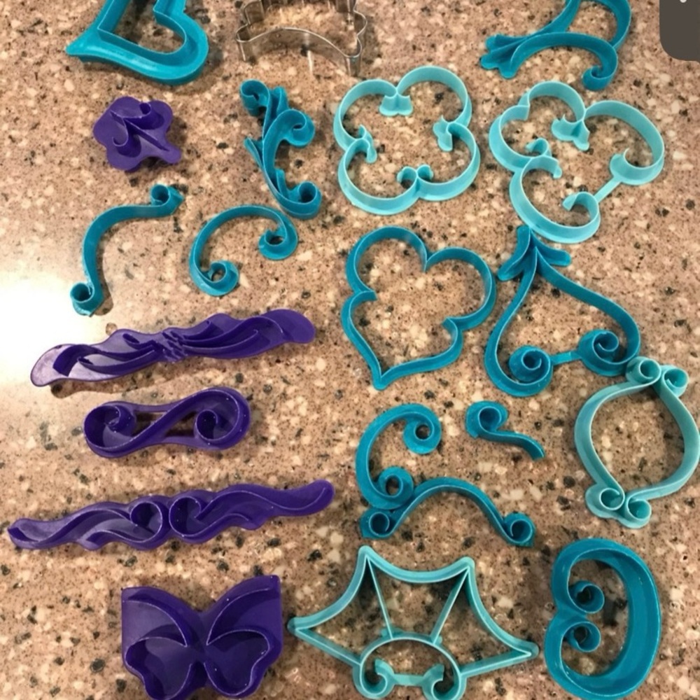 Set of Fondant Cutter or Impression Markers
